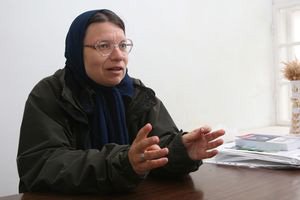 Марина Васильевна Осипенко – руководитель паломнической службы Соловецкого монастыря. Фото авторов