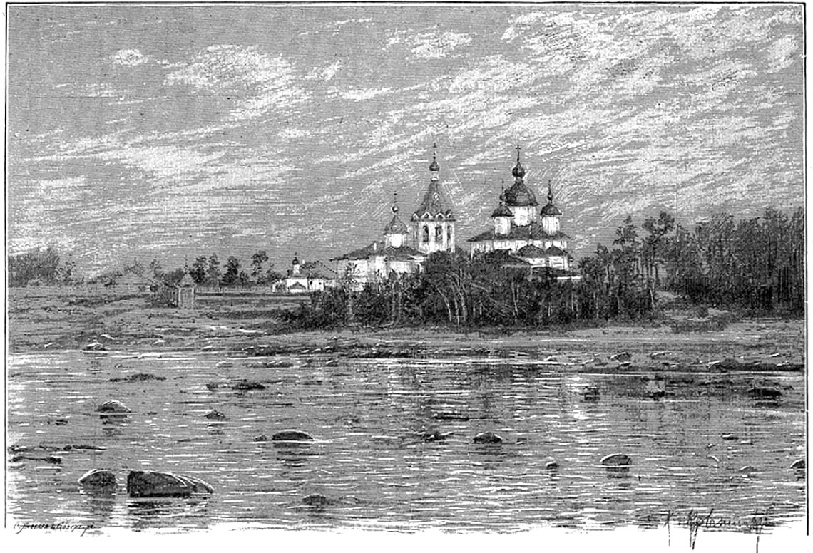 вид Киостровского монастыря