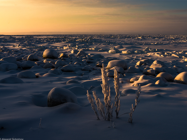 фото зимой на Б.Соловецком острове