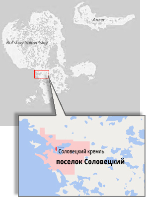 Карта-схема Соловецкого поселка